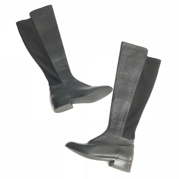 MICHAEL Michael Kors Leather Tall Riding Boots - Picture 1 of 8